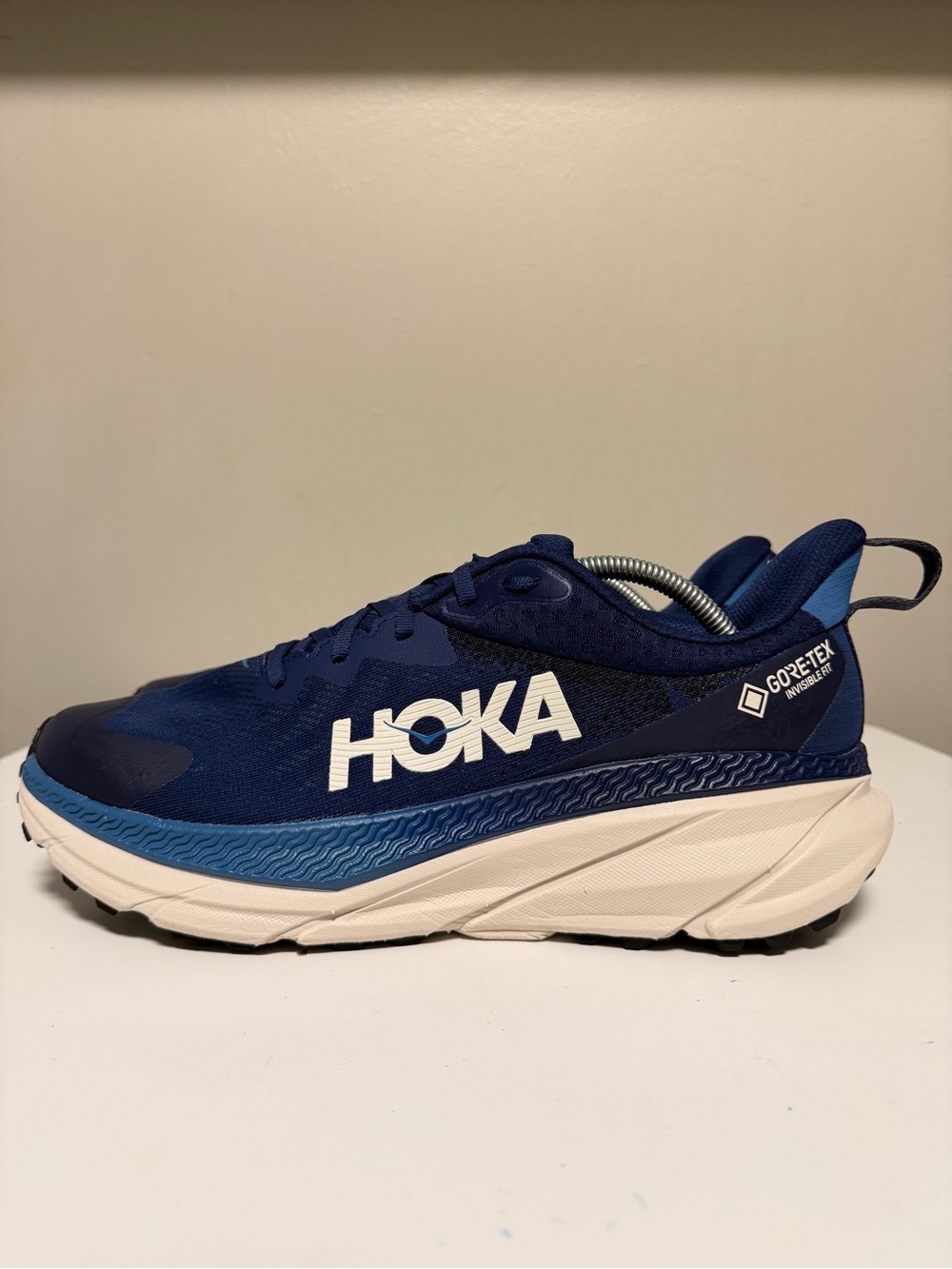 Hoka Challenger ATR 7 GTX Midnight Blue/Grout Shoe 1134501F MGRT Men’s US 11 D